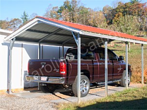 Vertical Roof Style Carport